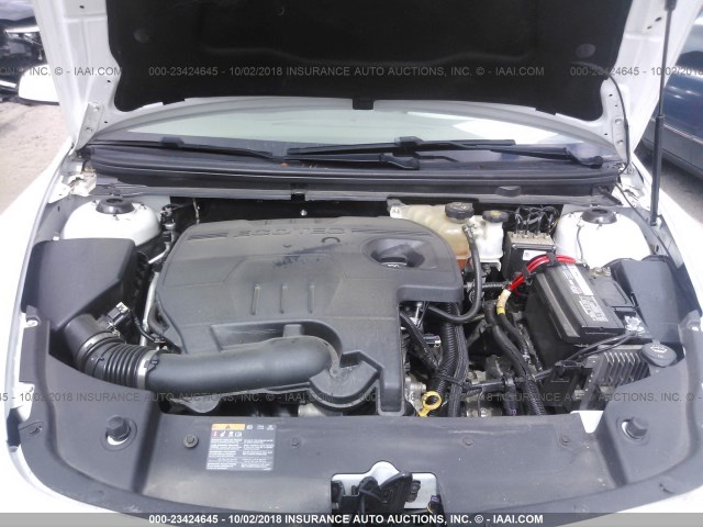 1G1ZC5E06CF143856 - 2012 CHEVROLET MALIBU 1LT WHITE photo 10