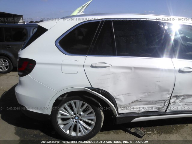 5UXKR0C52G0P32368 - 2016 BMW X5 XDRIVE35I WHITE photo 6