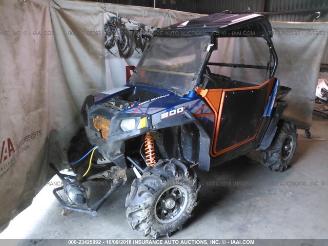 4XAVE76A3DF675660 - 2013 POLARIS RZR 800 S BLUE photo 2