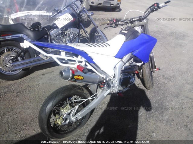 JYADG21E48A002628 - 2008 YAMAHA WR250 R BLUE photo 4