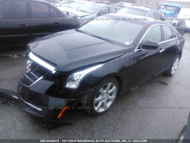 1G6AG5RX9G0103492 - 2016 CADILLAC ATS BLACK photo 2