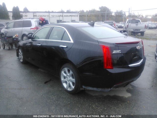 1G6AG5RX9G0103492 - 2016 CADILLAC ATS BLACK photo 3