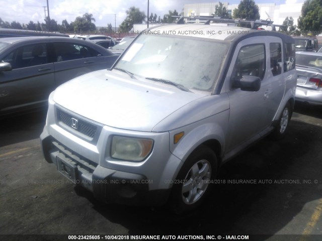 5J6YH17726L007196 - 2006 HONDA ELEMENT EX SILVER photo 2