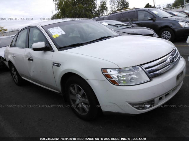 1FAHP24W89G120826 - 2009 FORD TAURUS SEL WHITE photo 1