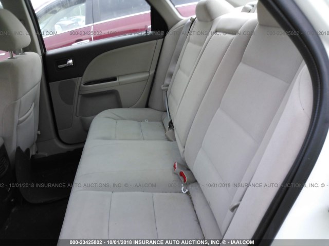 1FAHP24W89G120826 - 2009 FORD TAURUS SEL WHITE photo 8