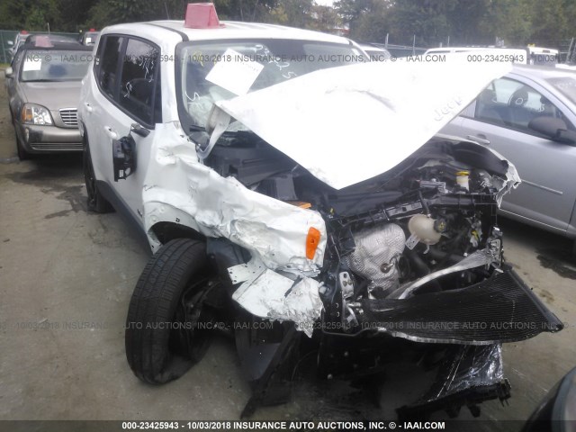 ZACCJBABXHPE54817 - 2017 JEEP RENEGADE SPORT WHITE photo 6