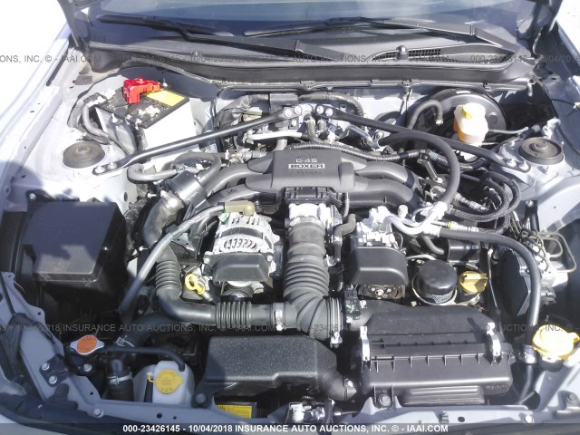 JF1ZNAA16D2733661 - 2013 TOYOTA SCION FR-S SILVER photo 10