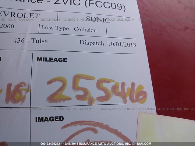 1G1JB5SH9H4162060 - 2017 CHEVROLET SONIC LS RED photo 7