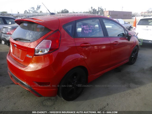 3FADP4GX1GM104422 - 2016 FORD FIESTA ST RED photo 4