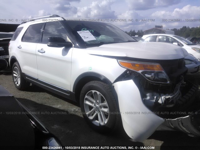 1FMHK7D89CGA71033 - 2012 FORD EXPLORER XLT WHITE photo 1