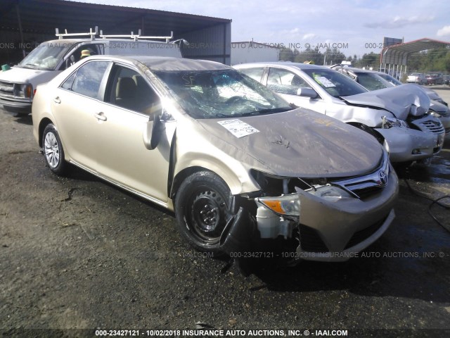 4T1BF1FK1CU169930 - 2012 TOYOTA CAMRY SE/LE/XLE GOLD photo 1