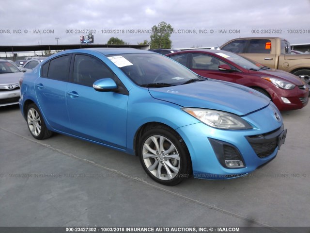 JM1BL1S56A1220155 - 2010 MAZDA 3 S BLUE photo 1