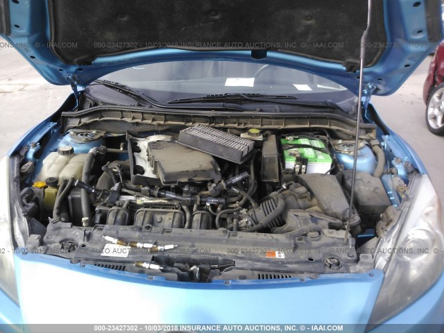 JM1BL1S56A1220155 - 2010 MAZDA 3 S BLUE photo 10