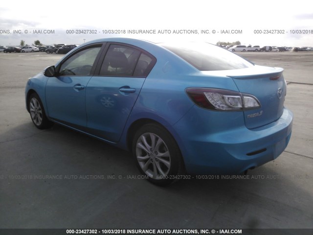 JM1BL1S56A1220155 - 2010 MAZDA 3 S BLUE photo 3