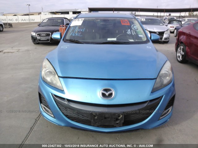 JM1BL1S56A1220155 - 2010 MAZDA 3 S BLUE photo 6