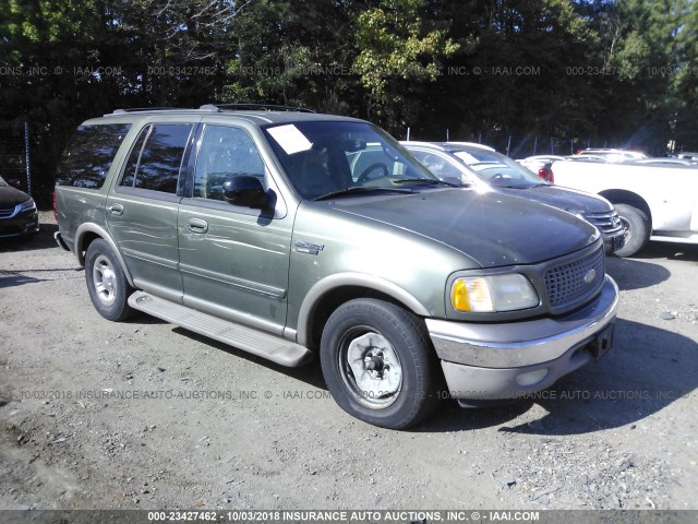 1FMRU17L8YLB84448 - 2000 FORD EXPEDITION EDDIE BAUER GREEN photo 1