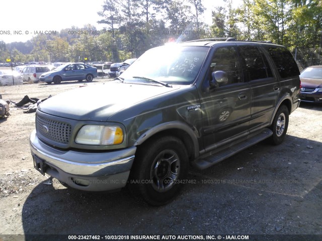 1FMRU17L8YLB84448 - 2000 FORD EXPEDITION EDDIE BAUER GREEN photo 2