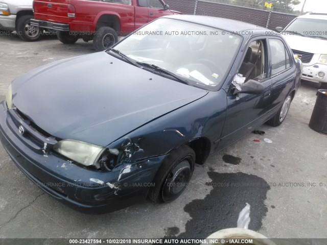 1NXBR12E6WZ080074 - 1998 TOYOTA COROLLA VE/CE/LE BLUE photo 2