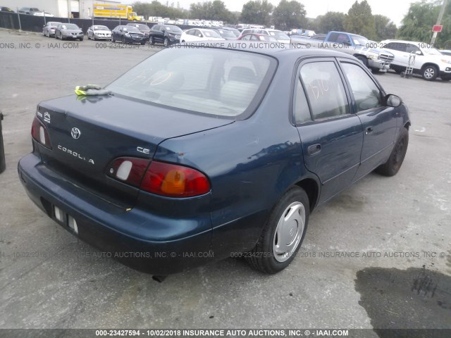 1NXBR12E6WZ080074 - 1998 TOYOTA COROLLA VE/CE/LE BLUE photo 4