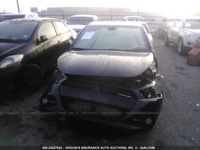 1C3CDFBB0FD111463 - 2015 DODGE DART SXT BLACK photo 6