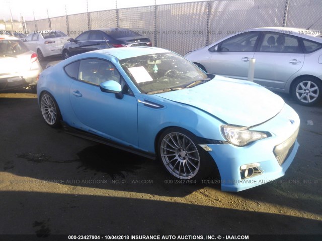 JF1ZCAC12D1613929 - 2013 SUBARU BRZ 2.0 LIMITED BLUE photo 1