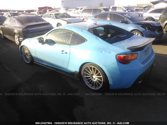 JF1ZCAC12D1613929 - 2013 SUBARU BRZ 2.0 LIMITED BLUE photo 3