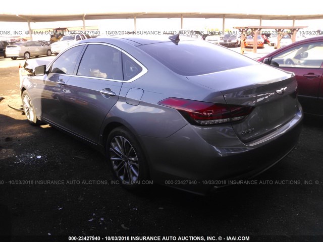 KMHGN4JE5FU049452 - 2015 HYUNDAI GENESIS 3.8L GRAY photo 3