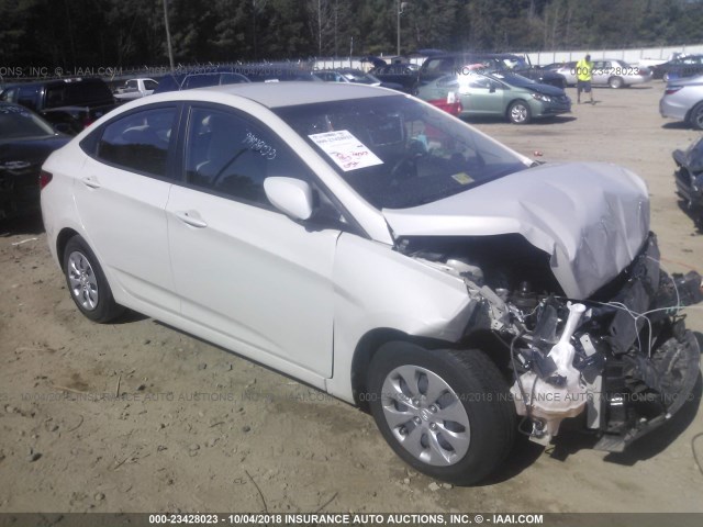 KMHCT4AE4GU116161 - 2016 HYUNDAI ACCENT SE WHITE photo 1