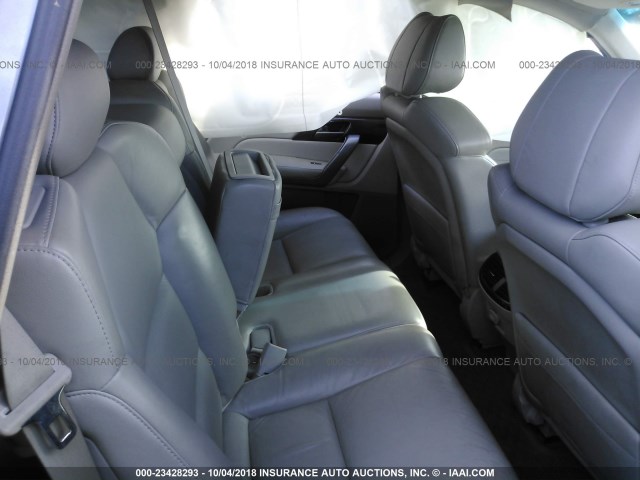 2HNYD28338H508529 - 2008 ACURA MDX TECHNOLOGY GRAY photo 8