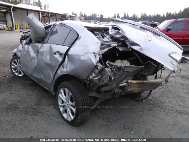 JM1BL1S69A1253871 - 2010 MAZDA 3 S SILVER photo 3