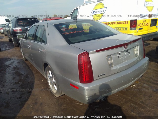 1G6DC67A970187181 - 2007 CADILLAC STS SILVER photo 3