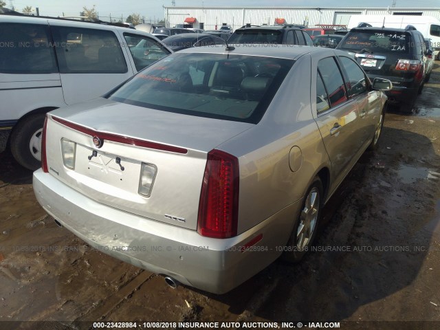 1G6DC67A970187181 - 2007 CADILLAC STS SILVER photo 4