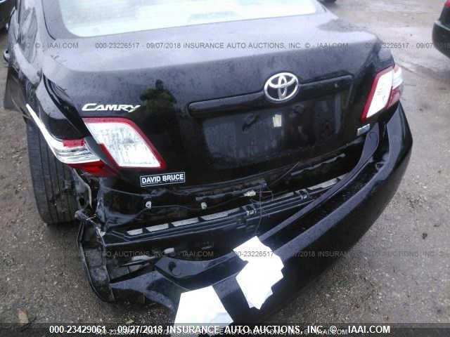 4T1BB46K69U075662 - 2009 TOYOTA CAMRY HYBRID BLACK photo 6