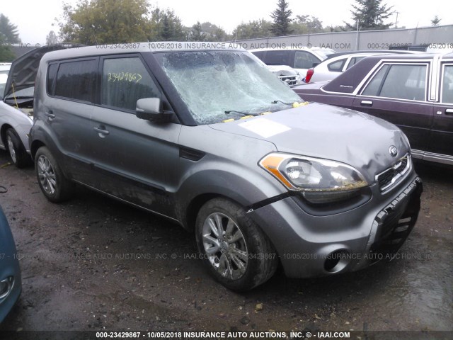 KNDJT2A63D7554785 - 2013 KIA SOUL +/!/SPORT GRAY photo 1