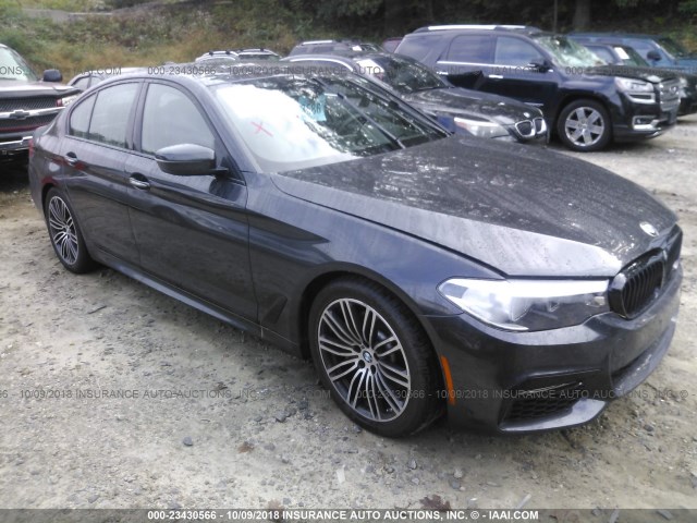 WBAJE7C51JWC55695 - 2018 BMW 540 XI GRAY photo 1