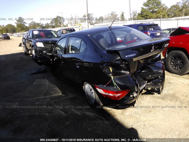 ML32F3FJ5JHF13195 - 2018 MITSUBISHI MIRAGE G4 ES Қара фото 3