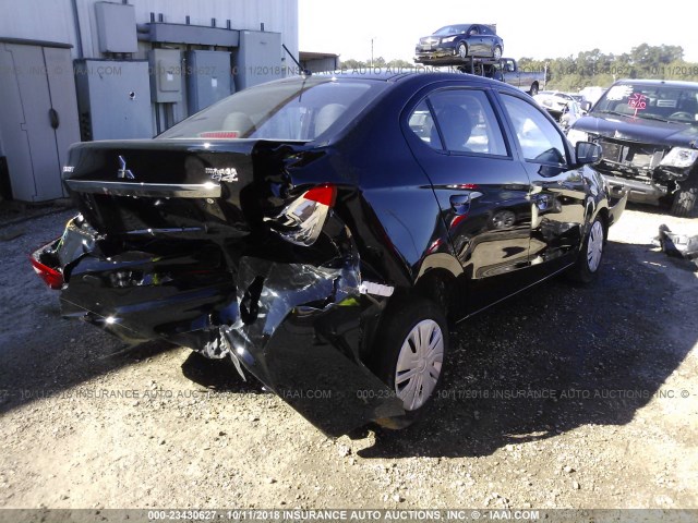 ML32F3FJ5JHF13195 - 2018 MITSUBISHI MIRAGE G4 ES Қара фото 4