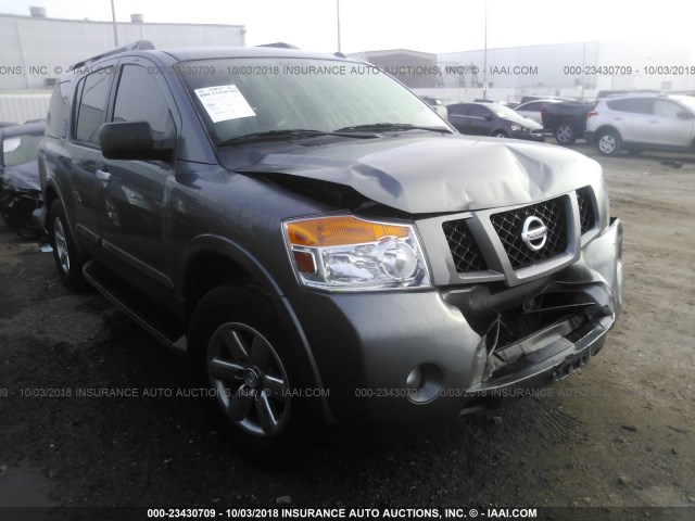 5N1BA0ND6FN601728 - 2015 NISSAN ARMADA SV/SL/PLATINUM GRAY photo 1