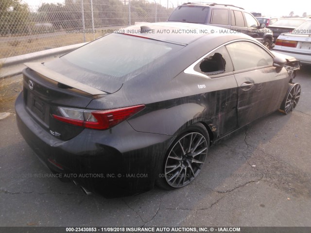 JTHHP5BC3F5002810 - 2015 LEXUS RC-F GRAY photo 4