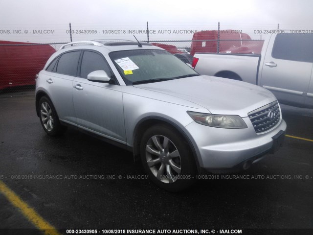 JNRAS08W68X201654 - 2008 INFINITI FX35 SILVER photo 1