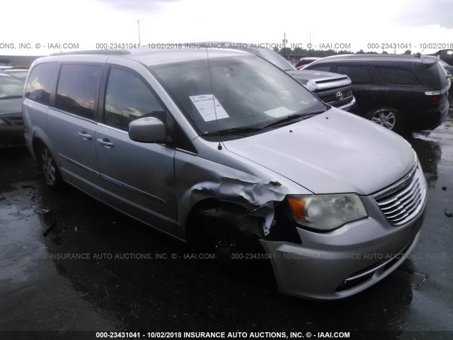 2C4RC1BG7CR287037 - 2012 CHRYSLER TOWN & COUNTRY TOURING SILVER photo 1