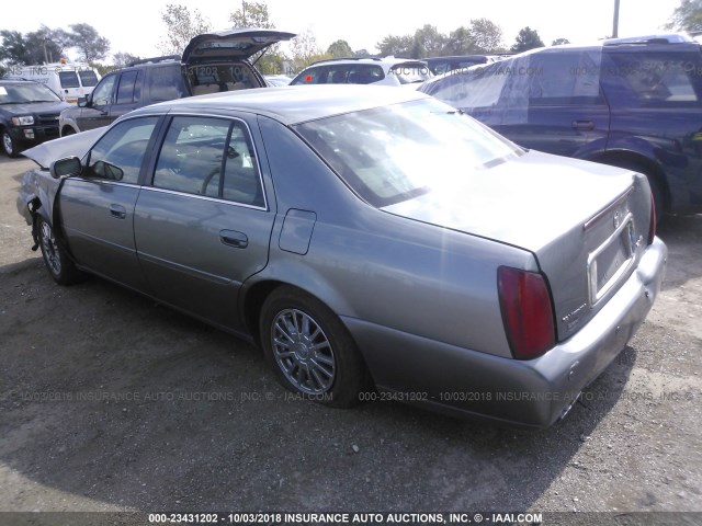 1G6KE57Y93U278205 - 2003 CADILLAC DEVILLE DHS GRAY photo 3