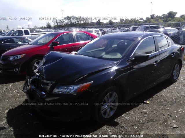 19VDE1F30DE021883 - 2013 ACURA ILX 20 BLACK photo 2