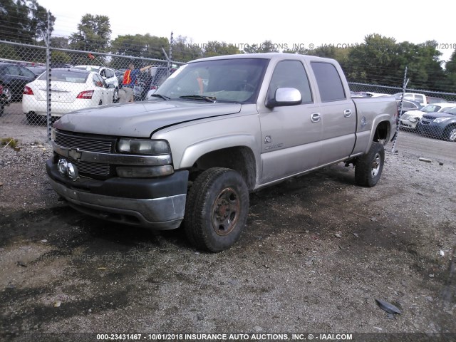 1GCHK23G52F249363 - 2002 CHEVROLET SILVERADO K2500 HEAVY DUTY Pewter photo 2