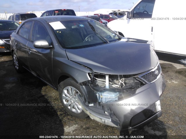 KNAFU4A26C5575150 - 2012 KIA FORTE EX GRAY photo 1