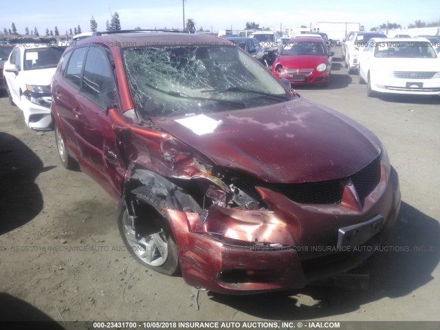 5Y2SL62803Z455260 - 2003 PONTIAC VIBE RED photo 1