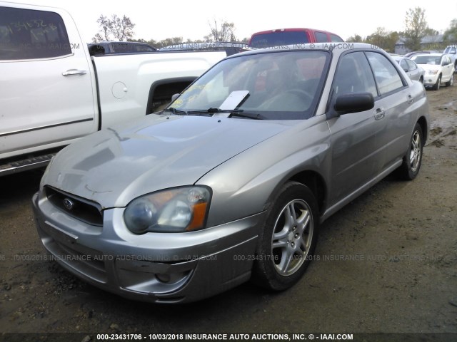 JF1GD67505H525601 - 2005 SUBARU IMPREZA RS GRAY photo 2