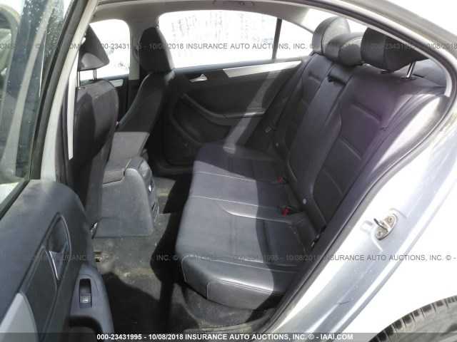 3VWLL7AJ7CM389805 - 2012 VOLKSWAGEN JETTA TDI SILVER photo 8