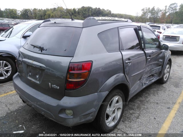 5Y2SM63865Z466794 - 2005 PONTIAC VIBE GRAY photo 4