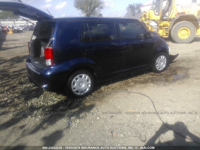 JTLZE4FE9DJ040469 - 2013 TOYOTA SCION XB Қою көк фото 4